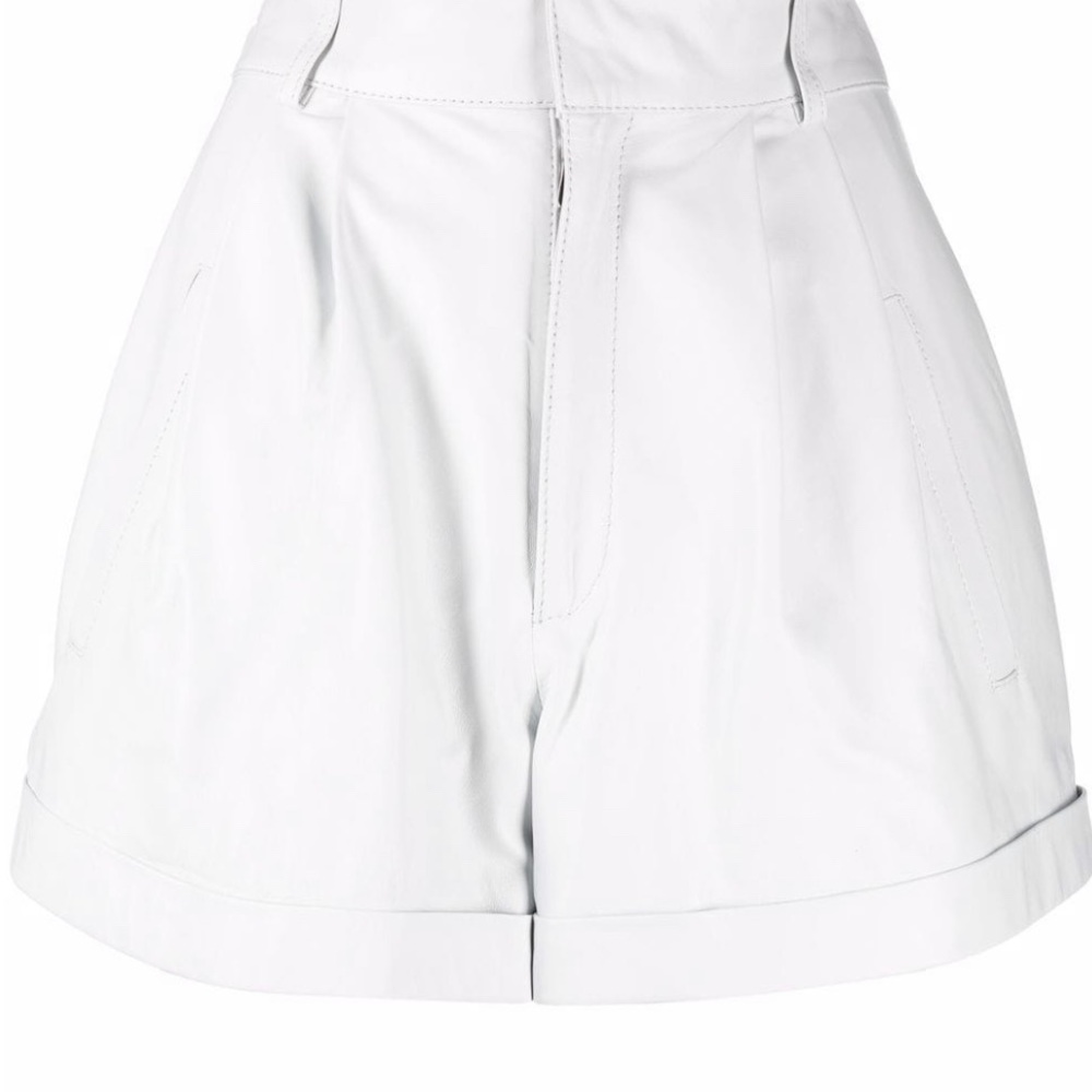 Manockhi leather shorts